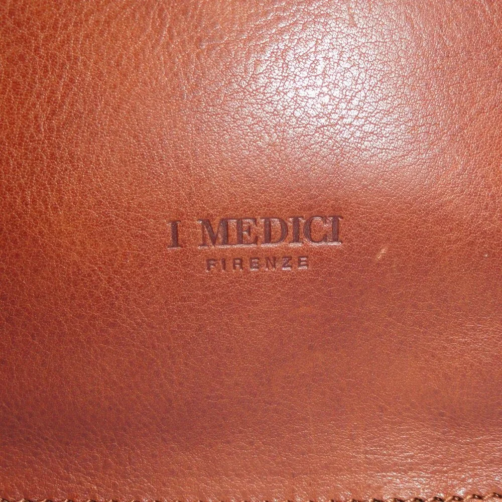 I Medici Italian Leather Briefcase